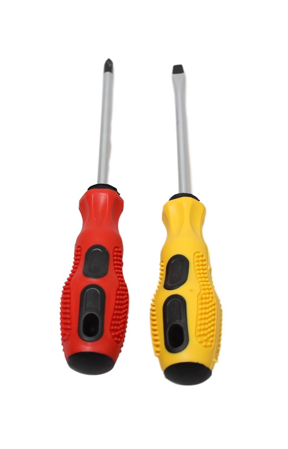 Assorted 2 Type Screwdriver Set Slotted and Cross Slot Screwdriver Set 15cm 5835 (Parcel Rate)