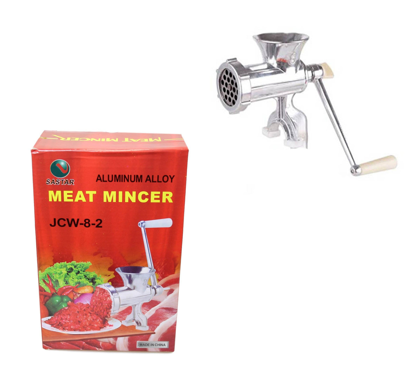 Metal Meat Mincer With Handle Make Your Own Mince 15cm x 25cm 5899 A (Parcel Rate)