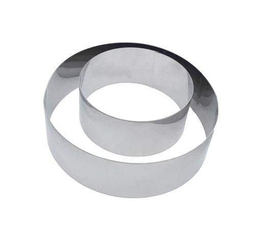 Stainless Steel Adjustable Round Cake Tin Ring 16-30 cm 5913 (Parcel Rate)