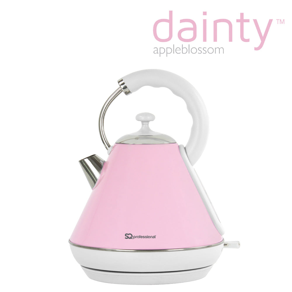 SQ Professional Dainty Legacy Kettle 1.8 Litre 2200 Watt Apple Blossom P9044 / 5977 (Parcel Rate)