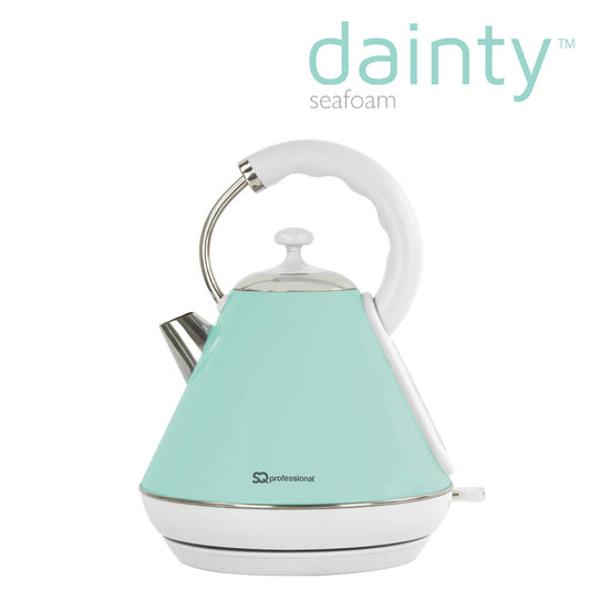 SQ Professional Dainty Legacy Kettle 1.8 Litre 2200 Watt Seafoam 9559 / 5978 (Parcel Rate)