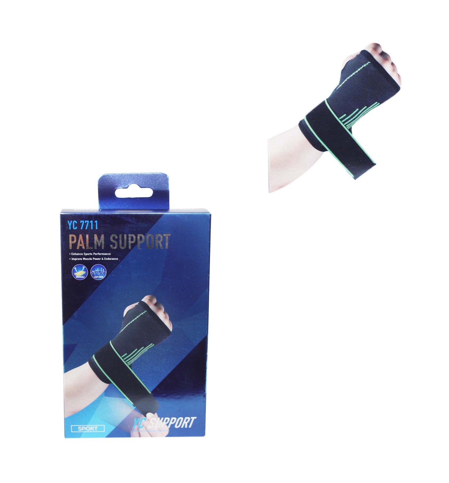 Palm Support Gym Fitness Light Fabric Compression Sport Palm Support 1 Pack 5997 (Parcel Rate)