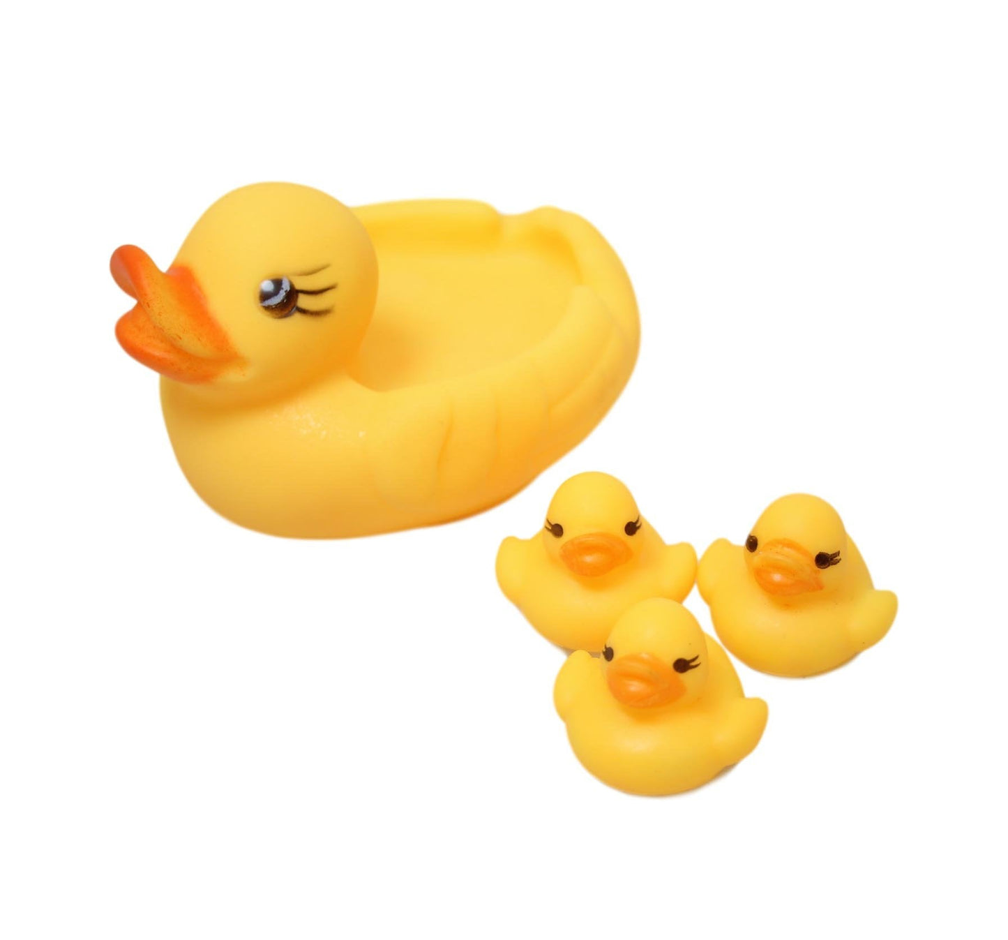 Pet Dog Toy Squeaky Yellow Rubber Ducks 11 / 3 cm 7756 / 6016 (Parcel Rate)