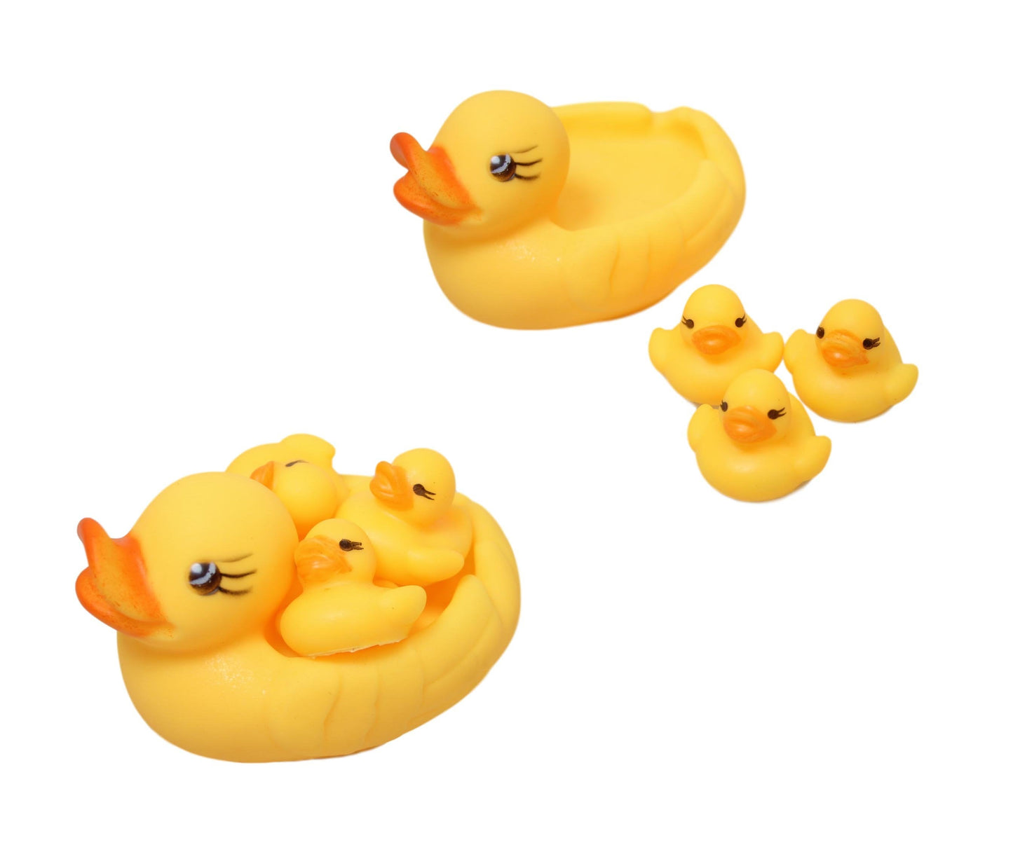 Pet Dog Toy Squeaky Yellow Rubber Ducks 11 / 3 cm 7756 / 6016 (Parcel Rate)