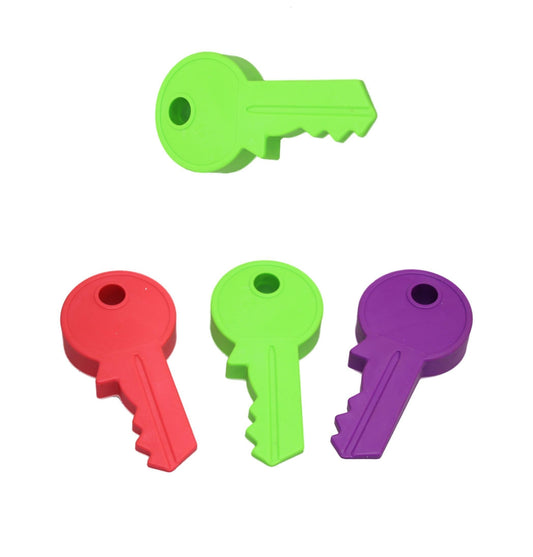 Key Shape Door Stopper 13 x 3 cm Assorted Colours 6052 A (Parcel Rate)