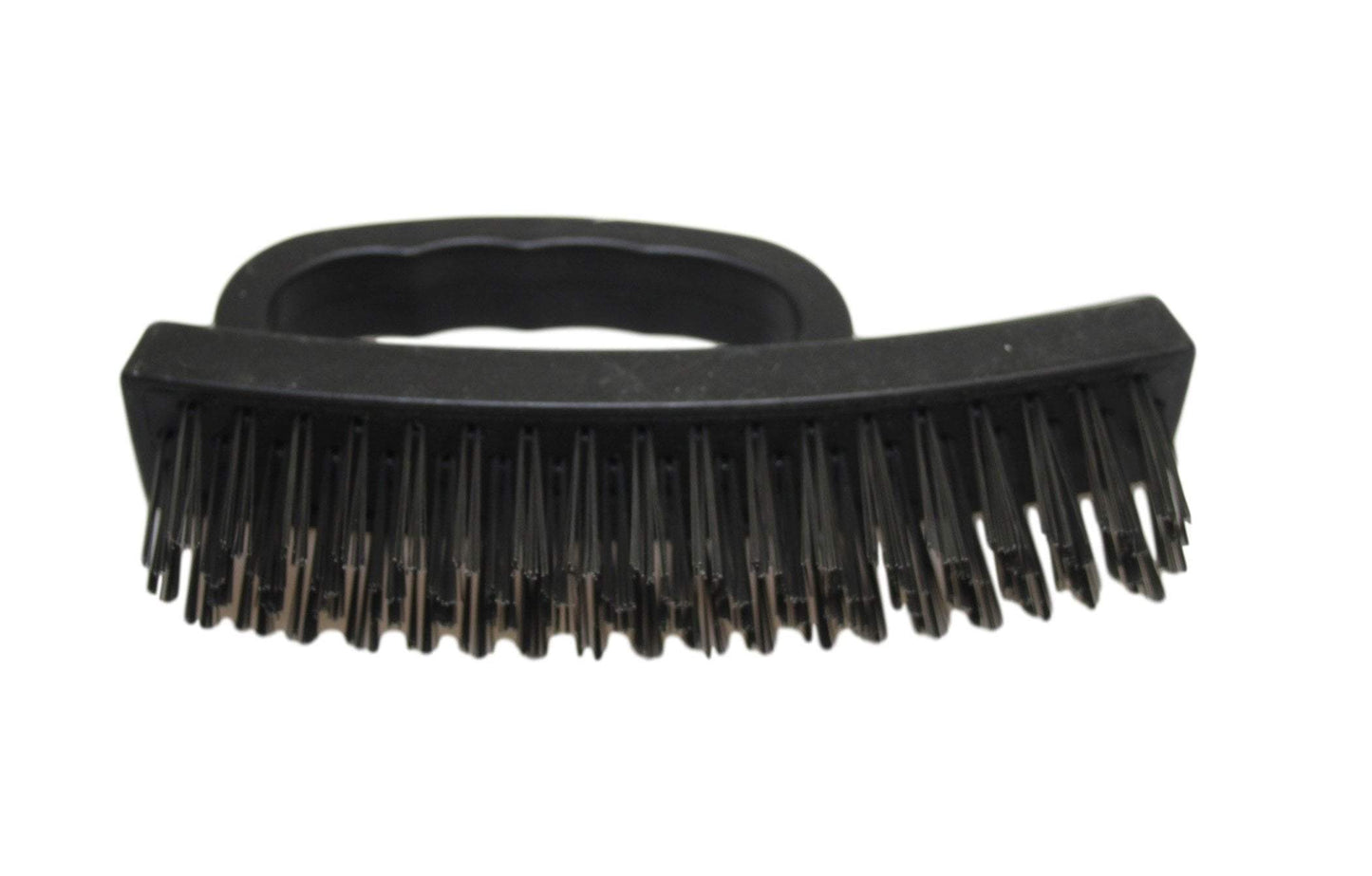 Plastic Wire Brush Black Cleaning Scrubbing Indoor Outdoor Brush 16cm 6058 (Parcel Rate)