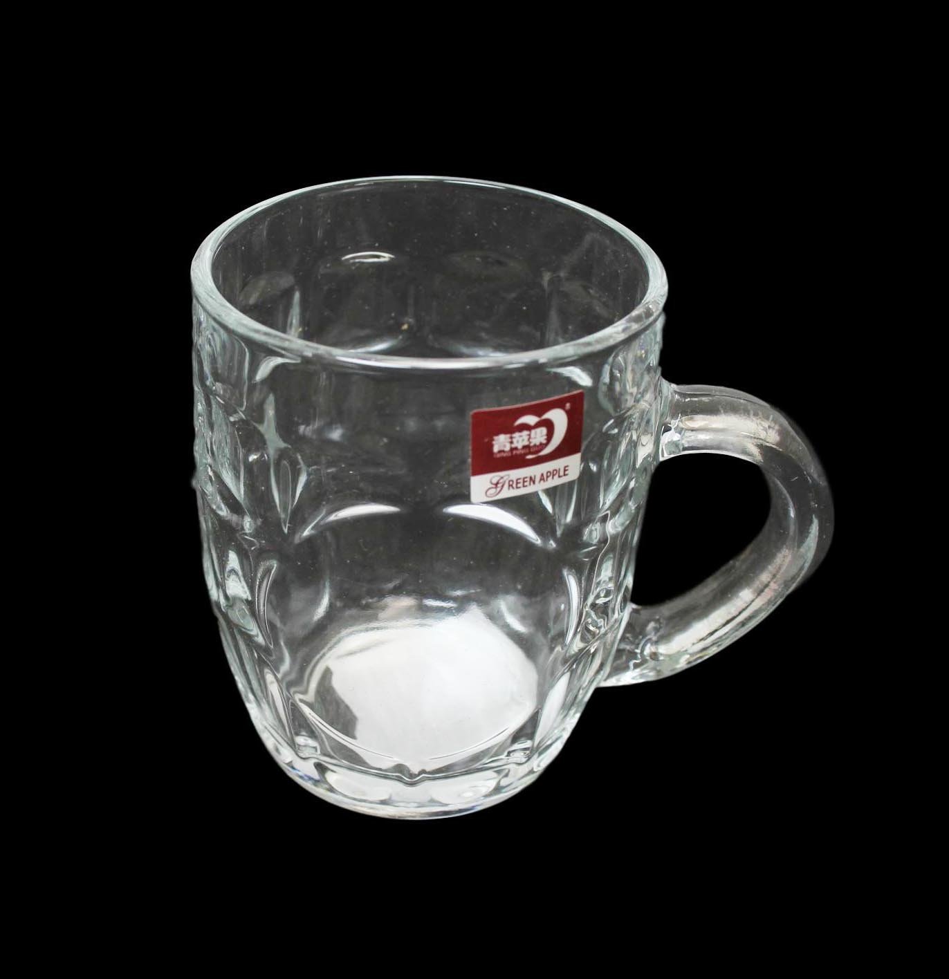 Crystal Glassware Small Tea Beer Drinking Glass Mug 280ml 9966 (Parcel Plus Rate)