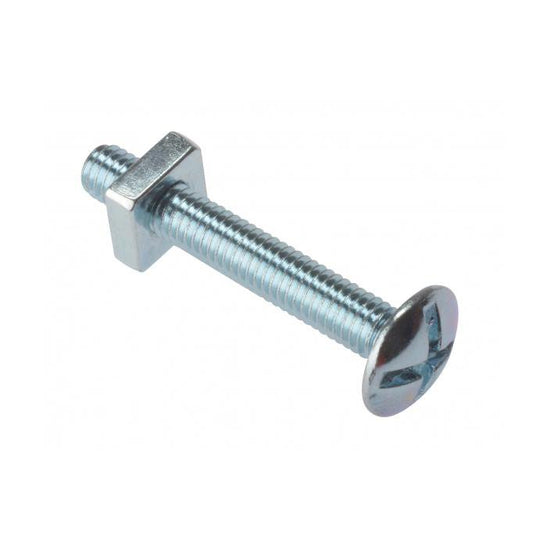 m6 x 25 Roofing Bolts & Nuts Zinc Diy 0050 (Large Letter Rate)