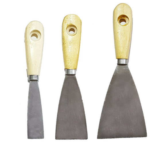 Putty Knife Scraper Set of 3 Assorted Sizes 7160 (Parcel Rate)