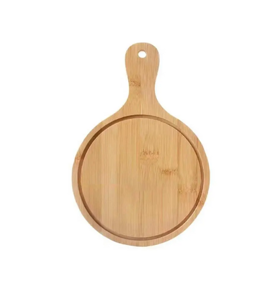 Wooden Pizza Plate Serving Chopping Board Medium 23.5 x 35 x 1 cm 7202 (Parcel Rate)