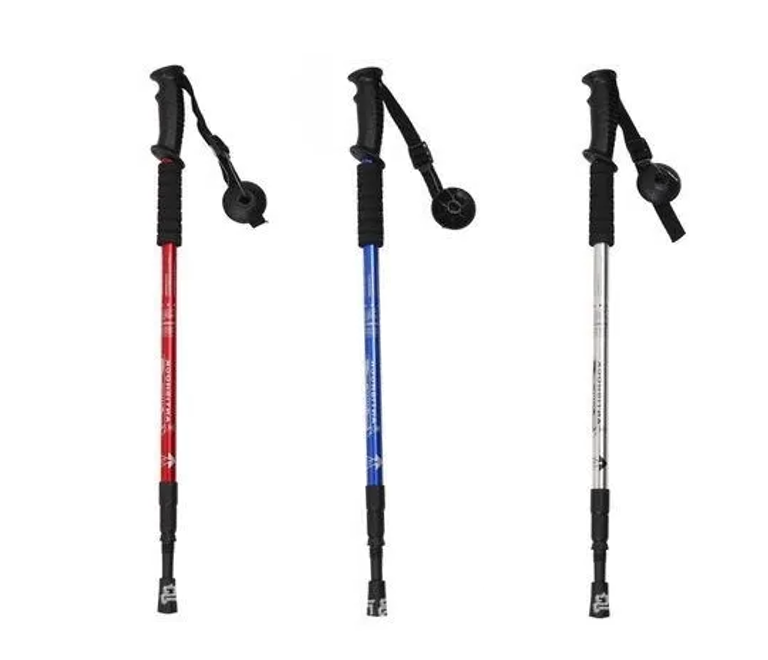 Aluminium Extendable Walking Hiking Stick 51 / 110 cm Assorted Colours 7278 (Parcel Rate)