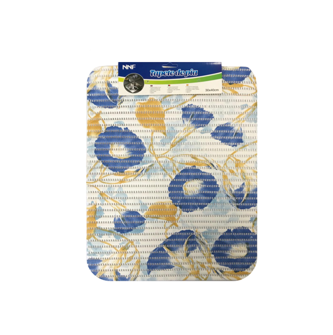 Rectangular Soft Ant-Slip Sink Mat with Printed Design 30 x 40 cm Assorted Designs 7513 (Parcel Rate)