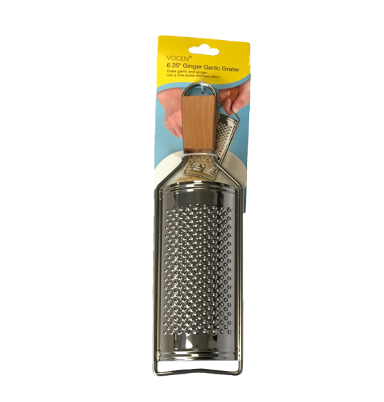 Large Metal Ginger Garlic Fine Grater Plane with Handle 6.25" 7800 (Parcel Rate)