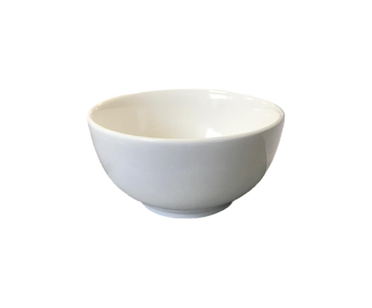 Dining Rice Bowl Plain White 12.5 x 6 cm 7824 (Parcel Plus Rate)