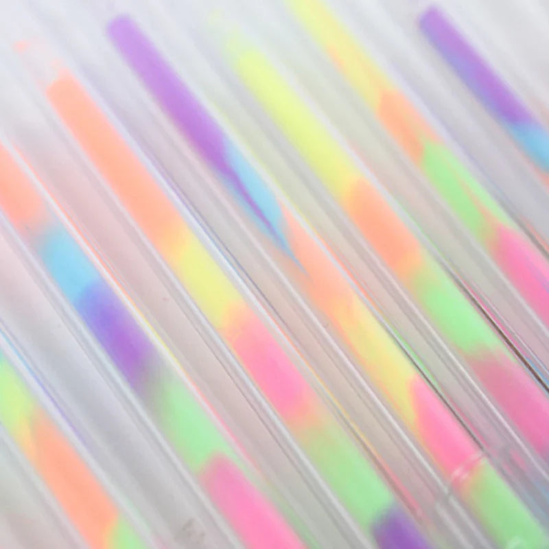 Multicolour Ink Gel Pen Diamond Top 19 cm Assorted Colours 2203 / 6620 (Large Letter Rate)