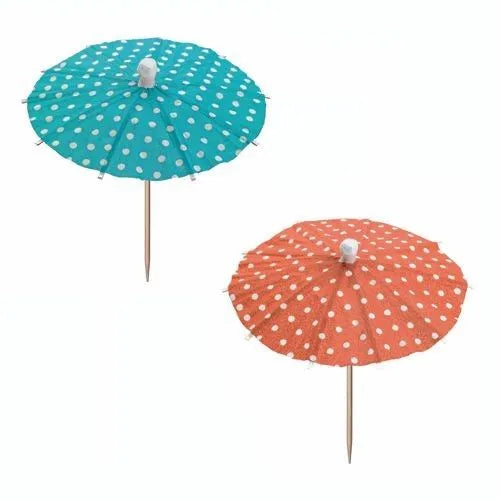 Mini Food Cocktail Drinks Umbrella Picks 10pcs 10 cm Assorted Colours 81116 (Parcel Rate)