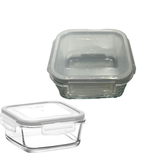 Glass Food Storage Container 720cc Assorted Colours FRS247KDP (Parcel Rate)