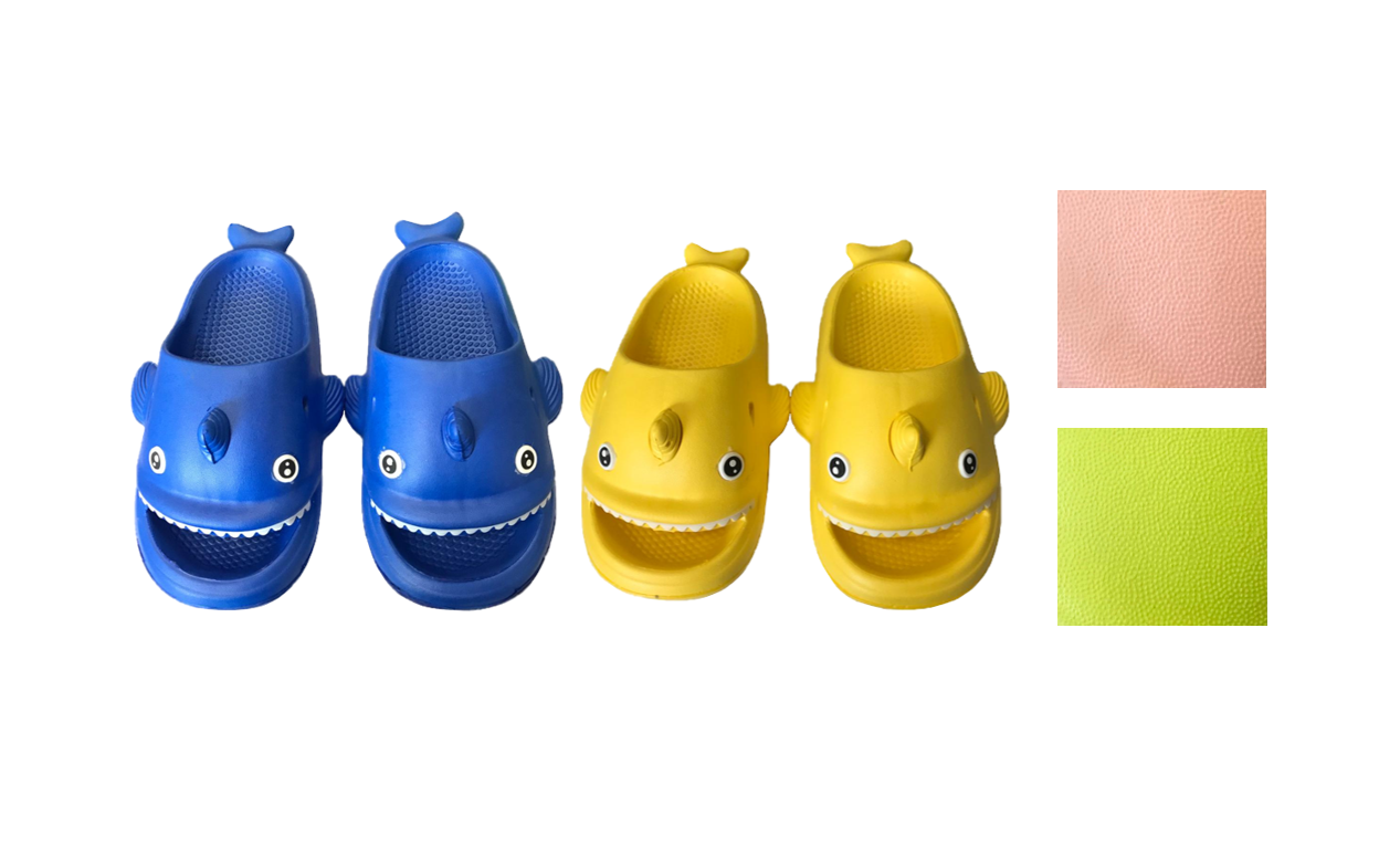 Children's Shark Design Slippers Shoes Slides Assorted Sizes (31 - 35) and Colours 0302 / 9971 (Parcel Rate)