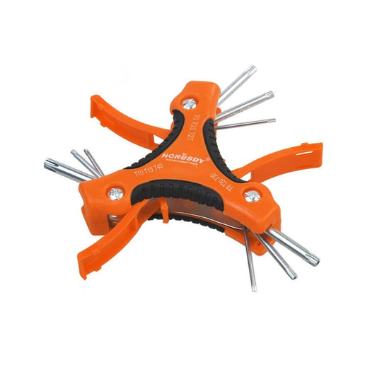 9 Piece Folding Torx Key Set SDY-94097  3824