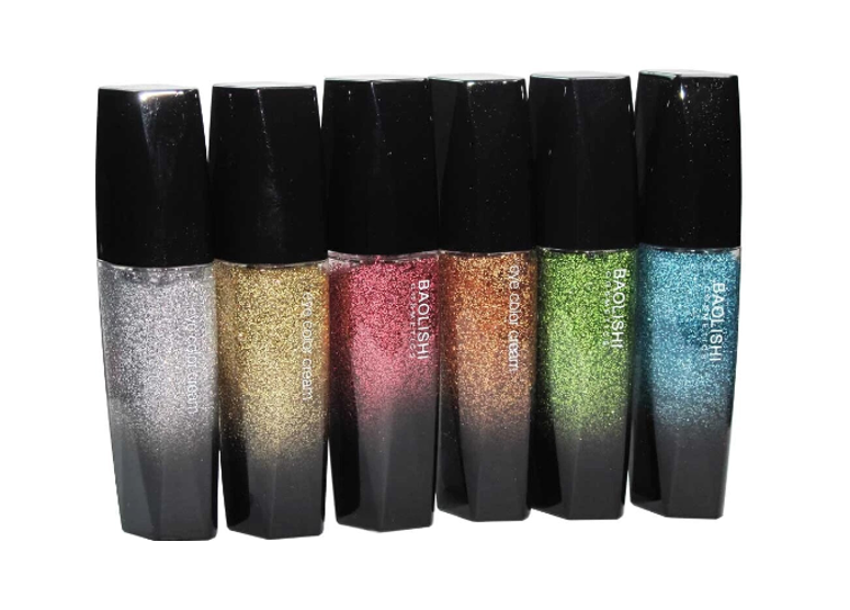 Baolishi Glistening Eye Glitter Liner Assorted Colours Box of 24 B793 (Parcel Rate)