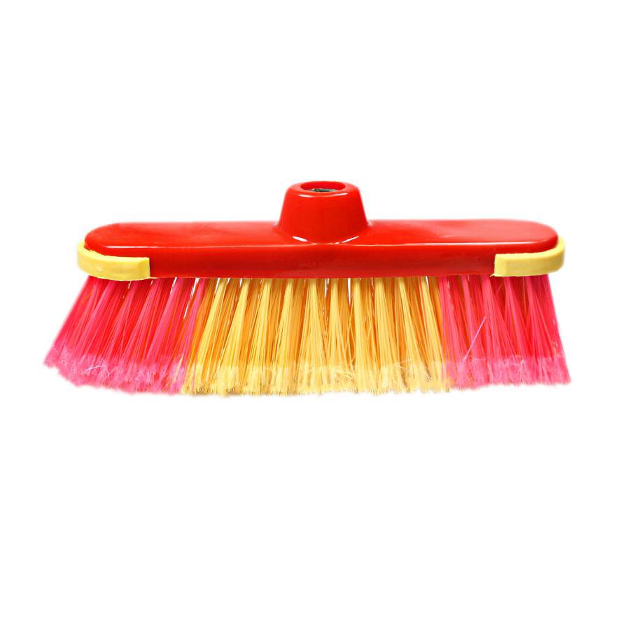 Cleaning Brush Broom Head Plastic 26 cm Assorted Colours 1079 A (Parcel Rate)