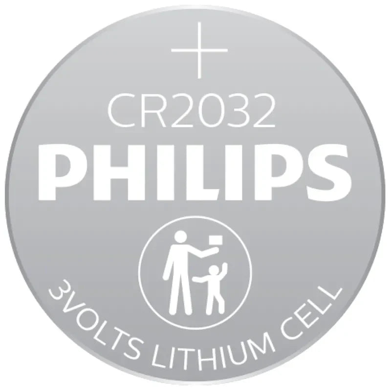 Philips Lithium Coin Battery 3V CR2032 x5 PHICR2032B5 A (Large Letter Rate)