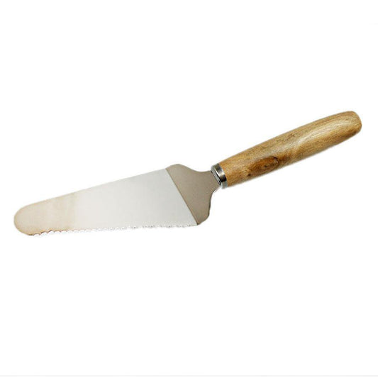 Cake Knife Slicer Server with Wooden Handle 30cm 5117 (Parcel Rate)