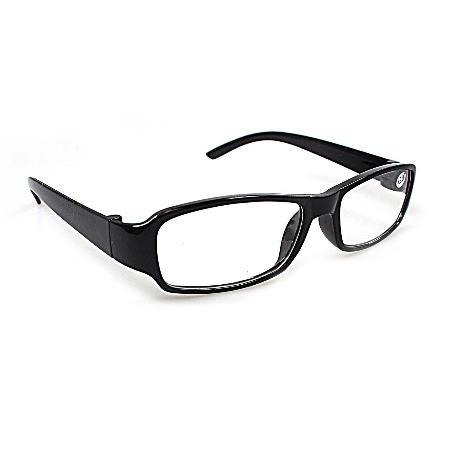 Plastic Calani Black Reading Glasses +3.50 BOX350 (Parcel Rate)