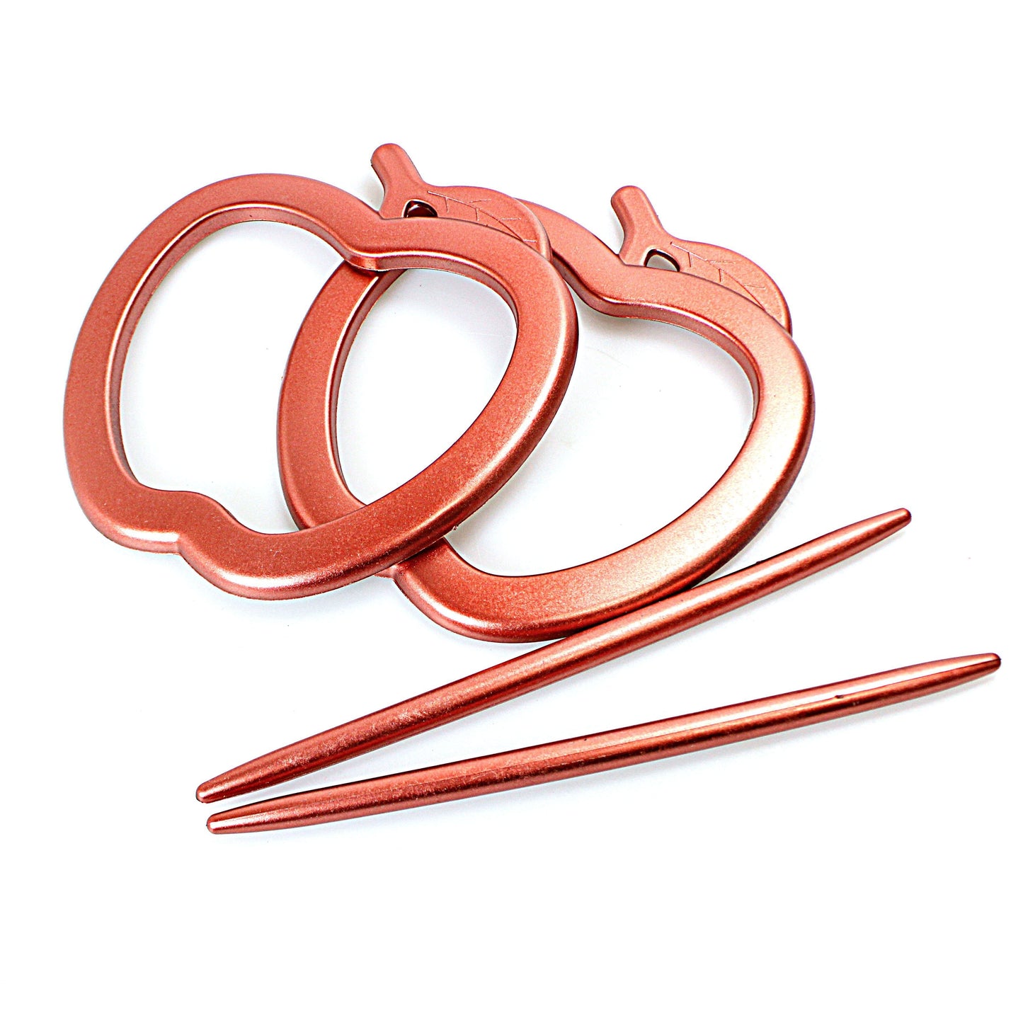 Plastic Curtain Holder Ring Apple Design Assorted Colours 1774 (Large Letter Rate)