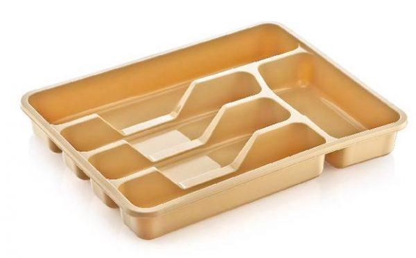 Plastic Cutlery Drawer Tray Holder 25 x 32 cm Assorted Colours D14000 (Parcel Rate)