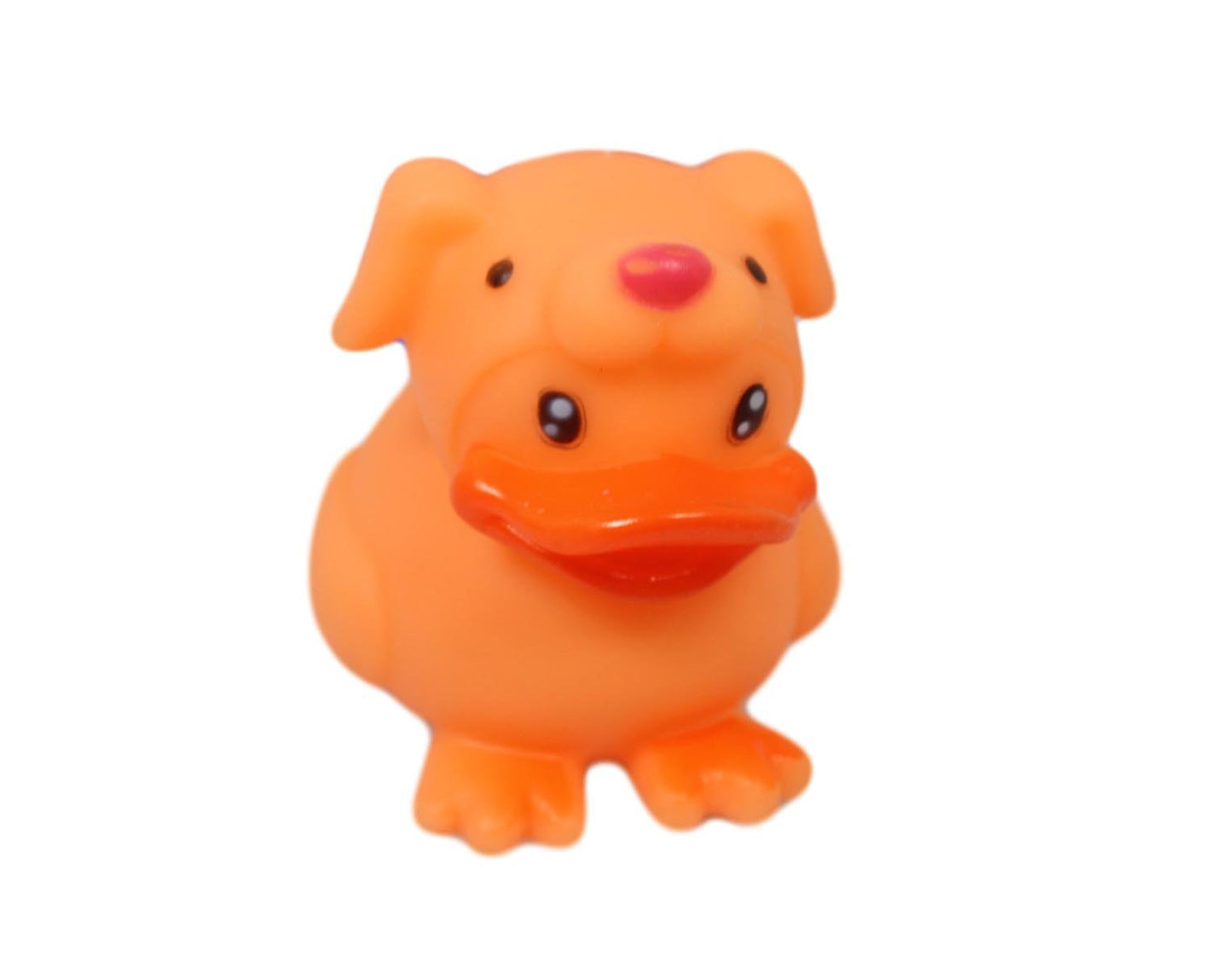 Pet Dog Toy Squeaky Duck in Animal Suit 7 cm Assorted Colours 5367 (Parcel Rate)