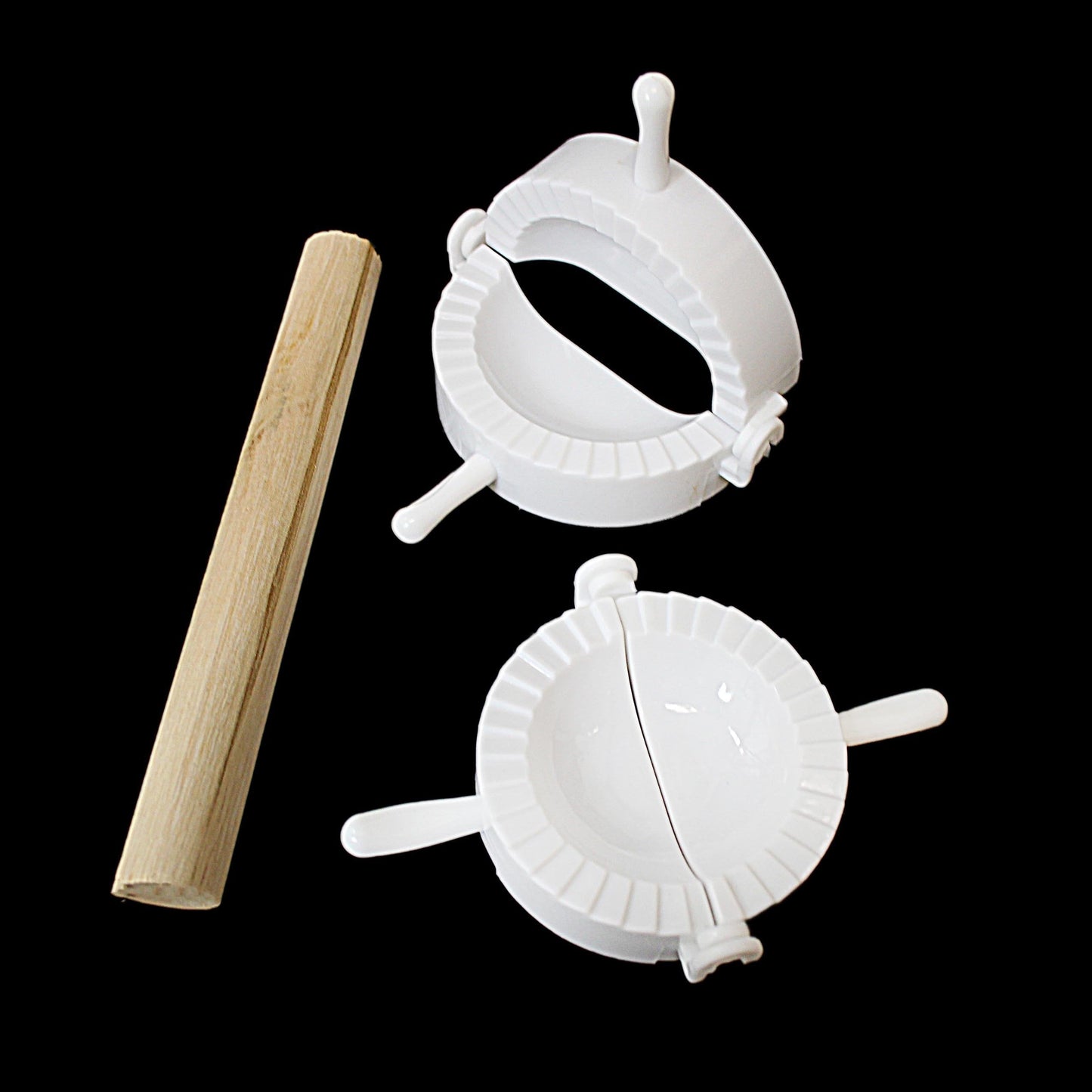 Plastic Dumpling Maker Mould Set of 3 4933 (Large Letter Rate)