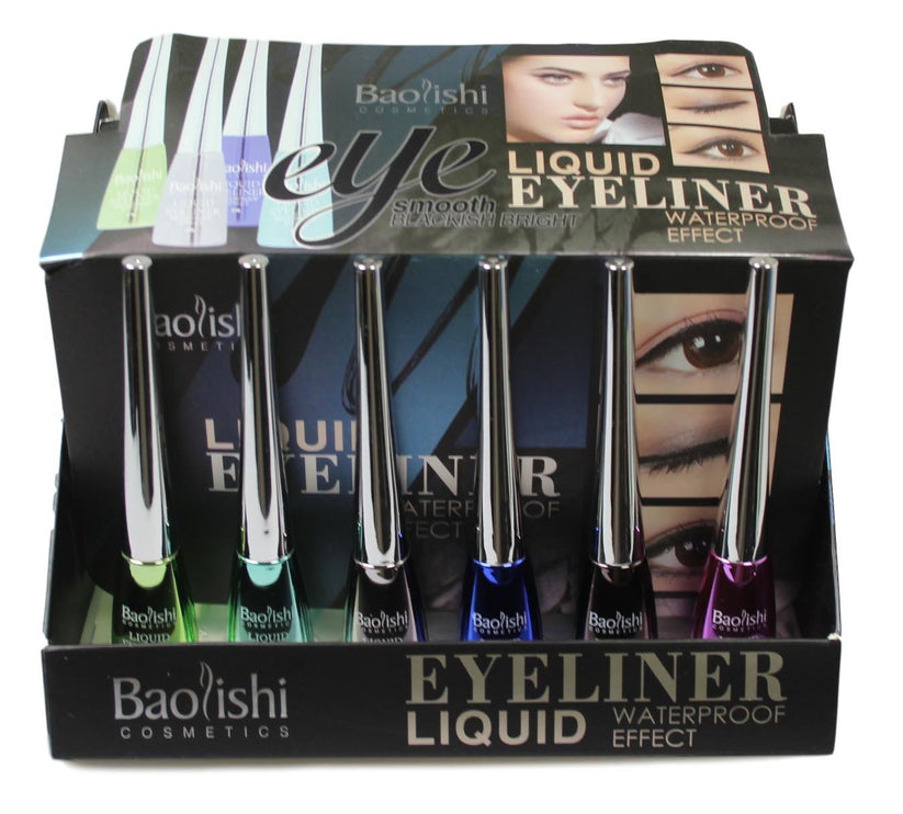 Baolishi Liquid Eyeliner 8ml Box of 24 B635 (Parcel Rate)