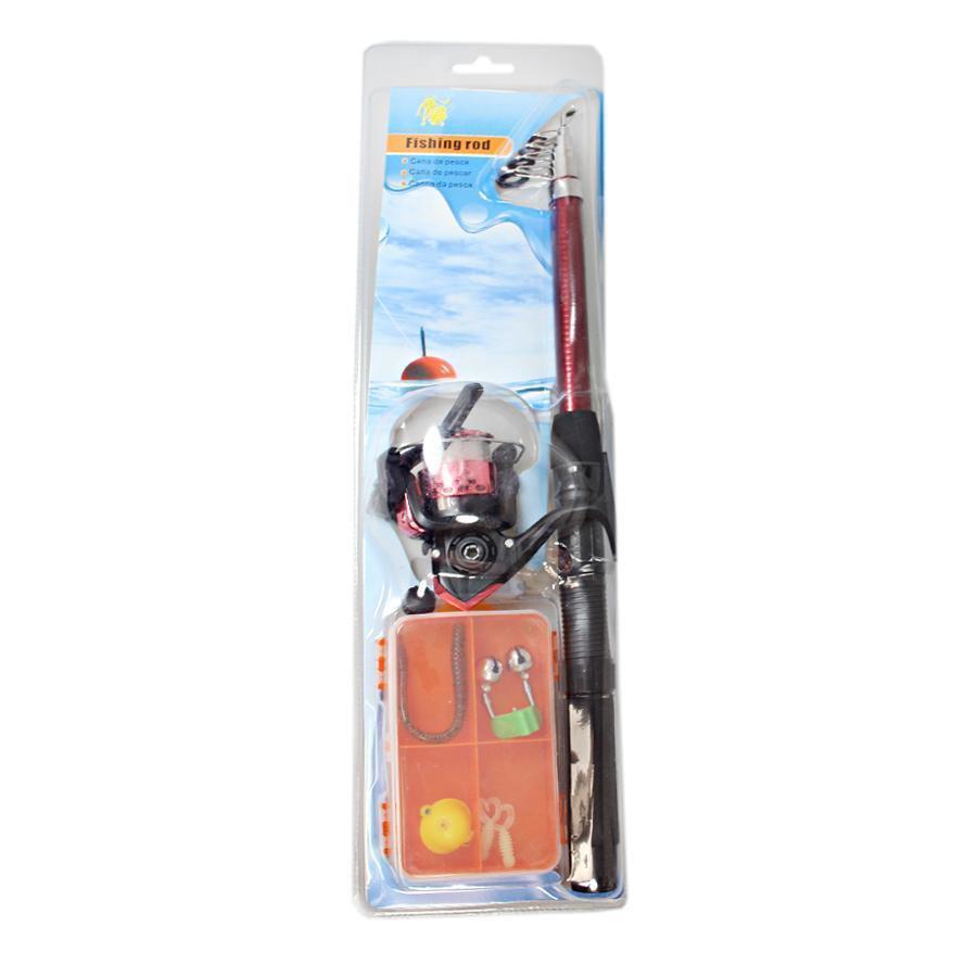 Extendable Fishing Rod with Assorted Accessories 45cm 2624 (Parcel Rate)
