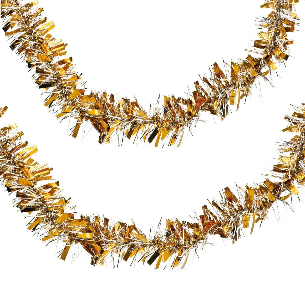 Christmas Tinsel Fine Cut Garland Gold 2 Metre T104/6526 TSG (Large Letter Rate)