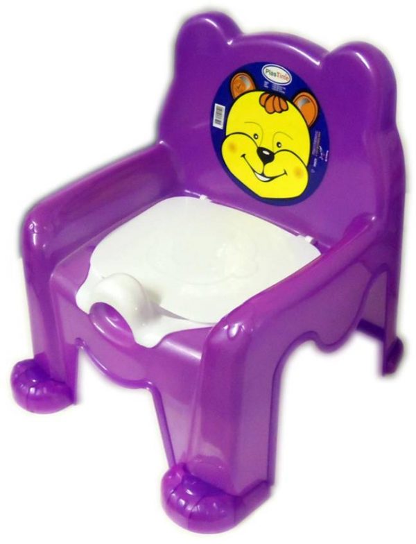 Plastic Children's Baby & Toddler Plastic Potty Training Chair 35 x 28 cm Assorted Colours H1599 (Big Parcel Rate)