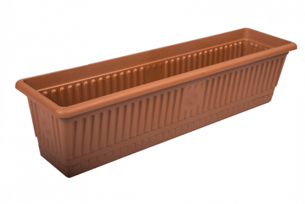 Balcony Flower Pot Container Large Plastic 17 x 69cm H3500 (Parcel Rate)