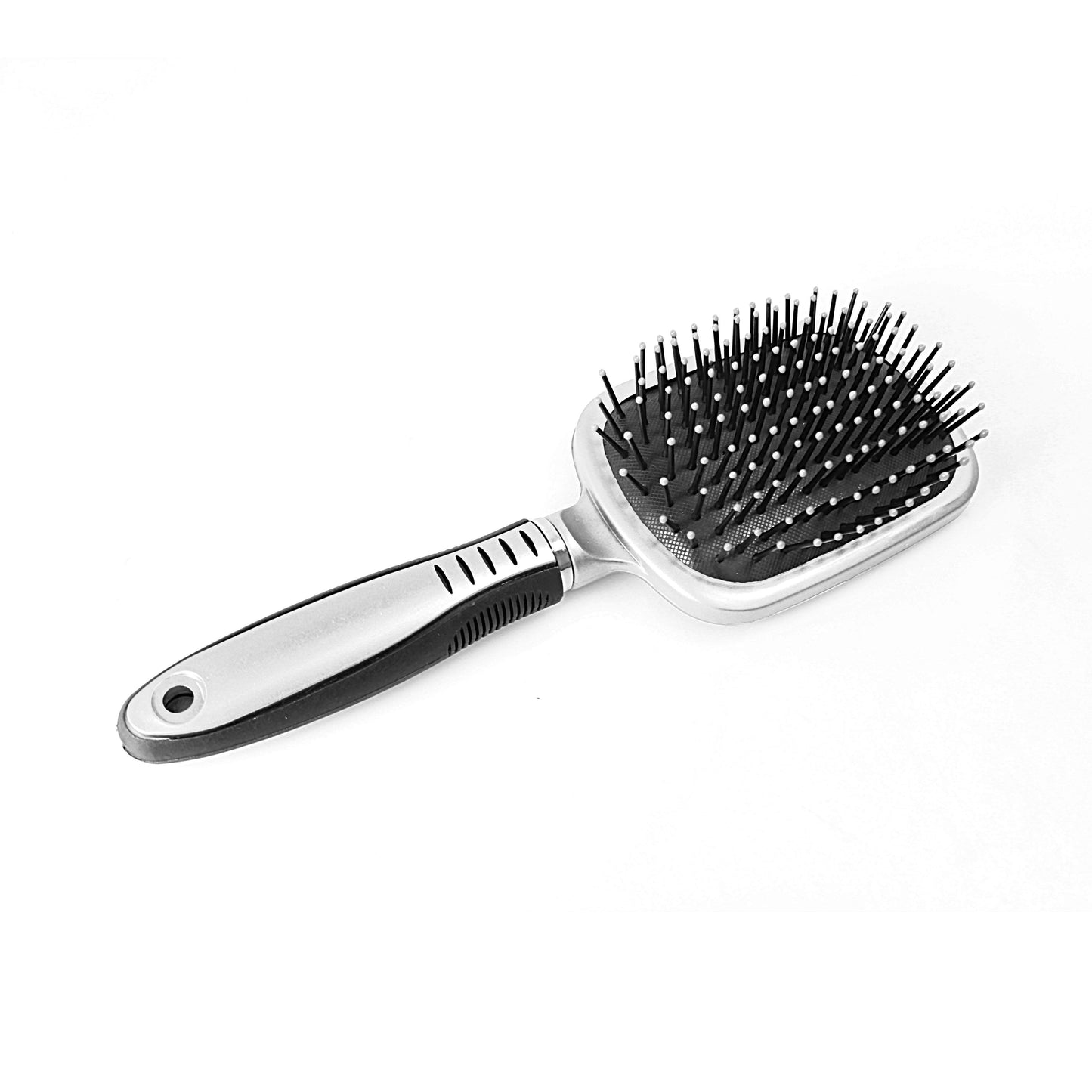 Plastic Hair Brush with Glass Mirror Assorted Colours 2185 (Parcel Rate)