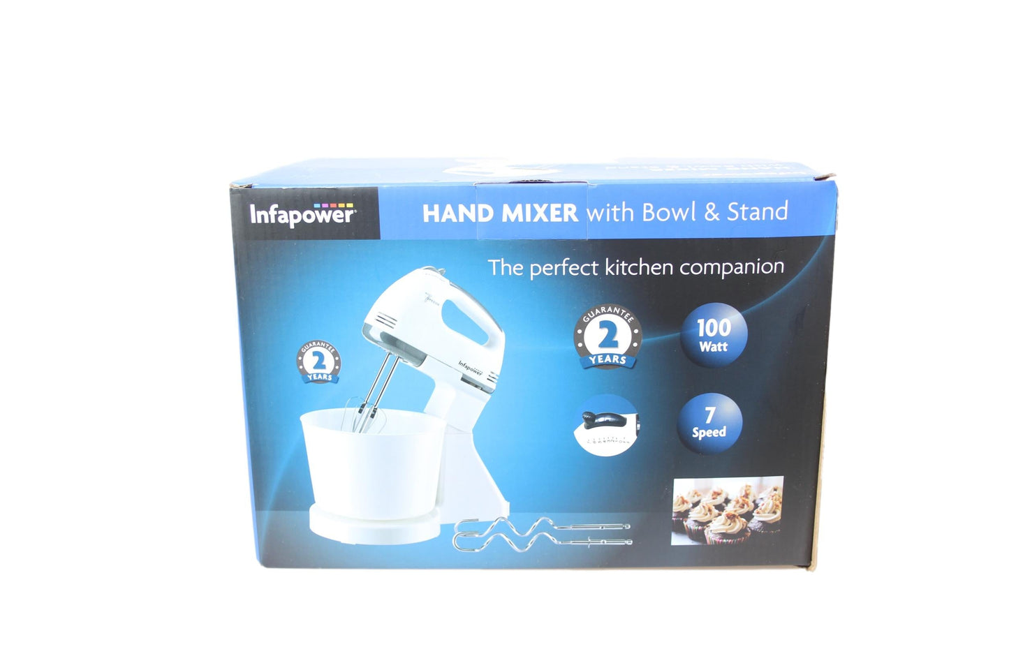 Infapower’s 7 Speed Electric Stand Hand Mixer X102 (Parcel Rate)