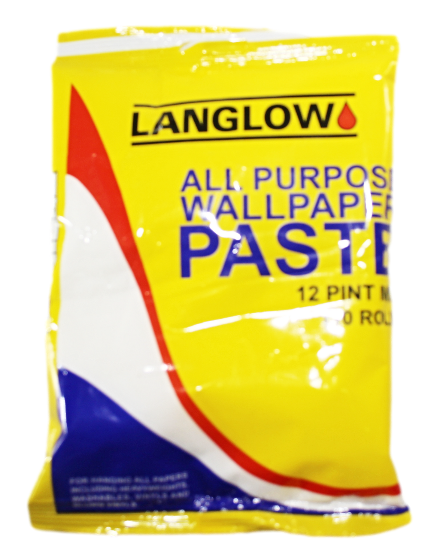 Langlow Classic All Purpose Wallpaper Paste 12 Pint Mix 07424 / 61-27 (Large Letter Rate)