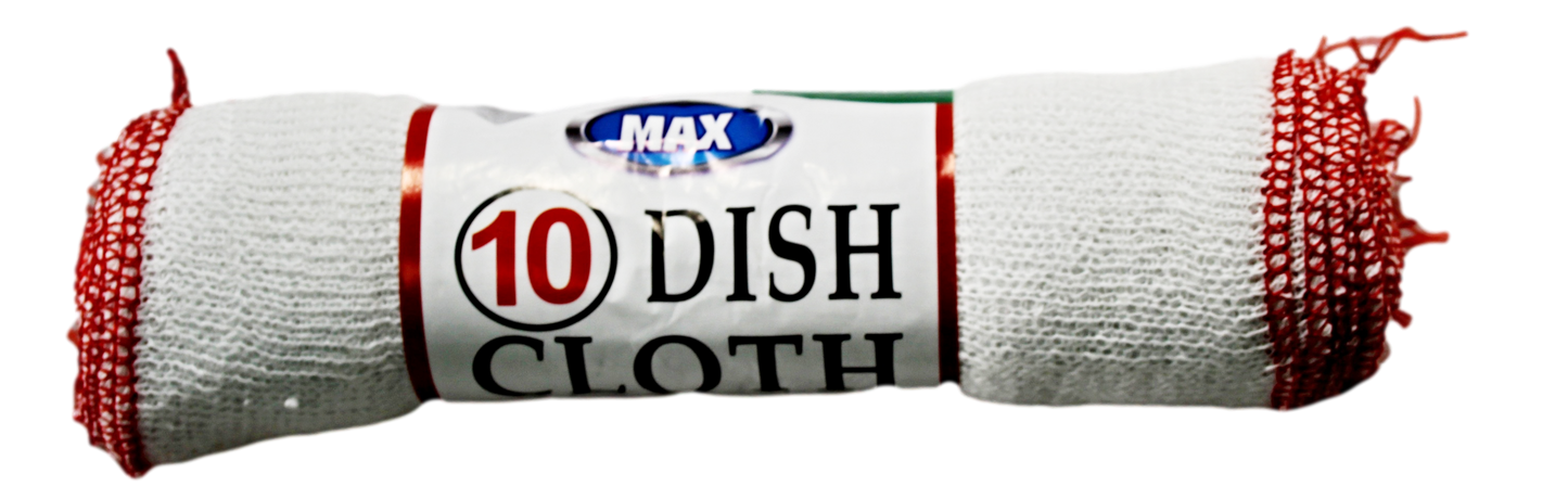 Pack Of 10 Dish Cloths Kitchen Essential SK1132 (Parcel Rate)