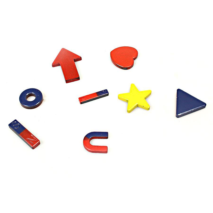 8 Pack Childrens Kids Playing Colour Magnets Assorted Shapes 5038 (Large Letter Rate)