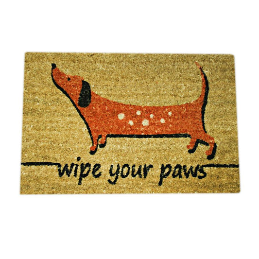 Outdoors Door Mat Sausage Dog Design 2620 (Parcel Rate)