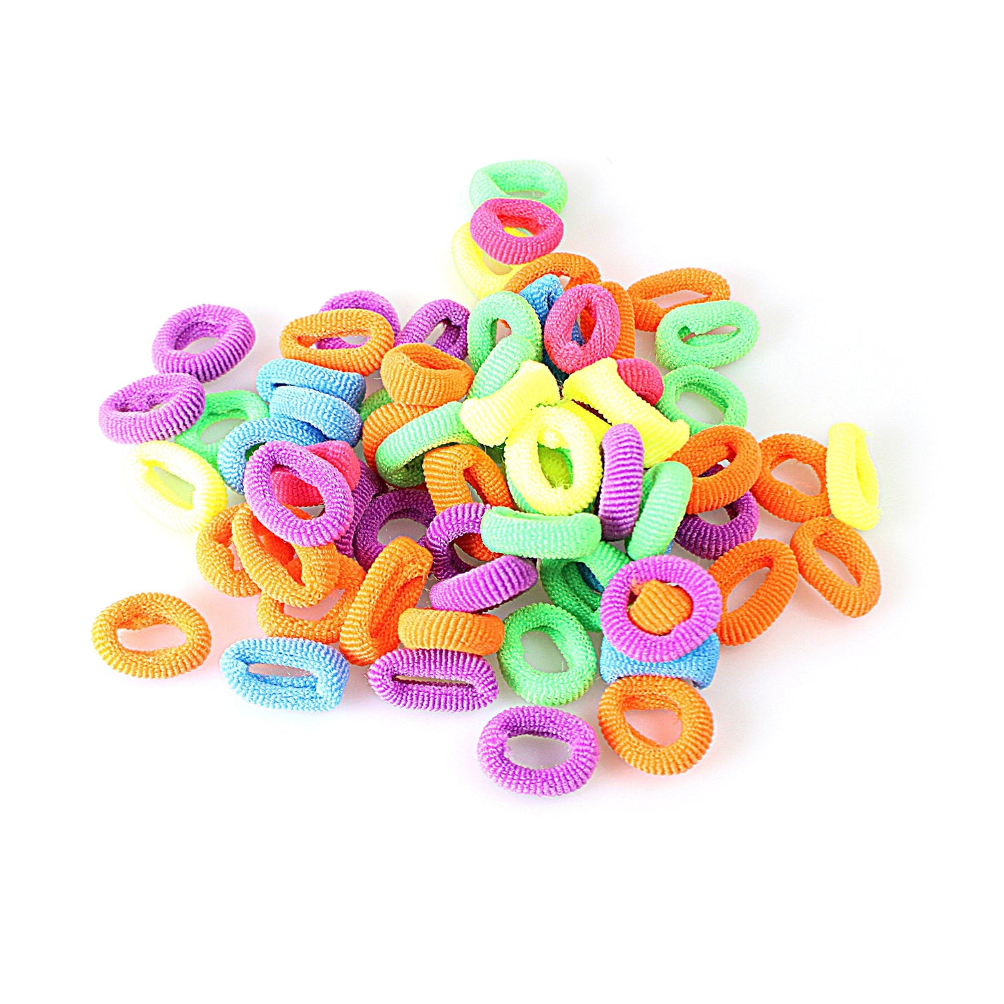 Mini Hair Tie Bobbles Assorted Colours 2325 (Parcel Rate)