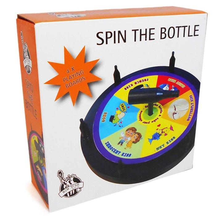 Spin The Bottle Household Family Game 4 x Playing Boards NY1256 (Parcel Rate)