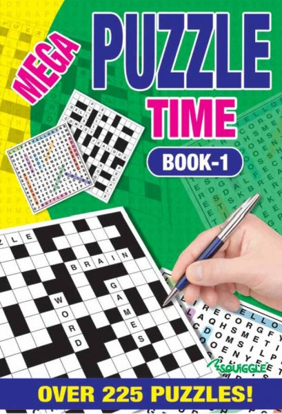 A5 Puzzle Time Book Assorted Designs P2594 A (Large Letter)