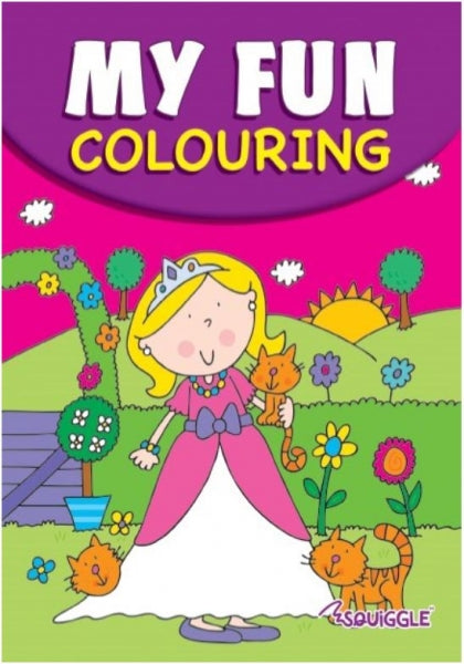 A5 Princess & Space Colouring Book Assorted Designs P2822 (Parcel Rate)