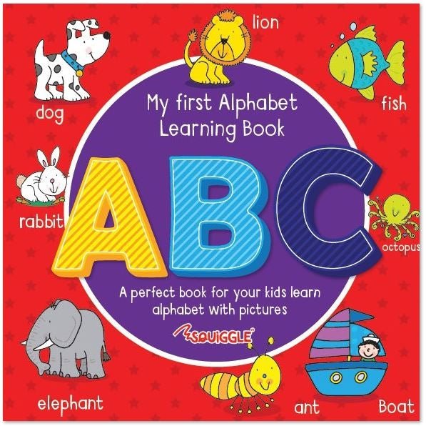 My First ABC/123 Learning Book Assorted Designs 21 x 21 cm P2853 (Parcel Rate)