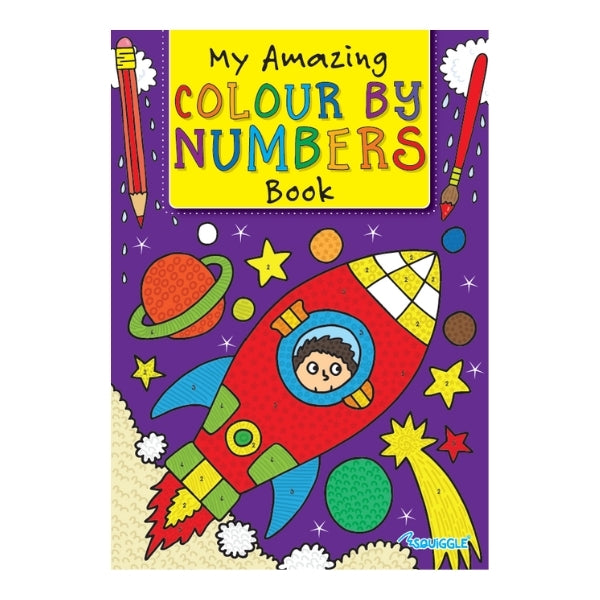 Colour by Numbers Book A4 Size Assorted Designs P2855 (Parcel Rate)