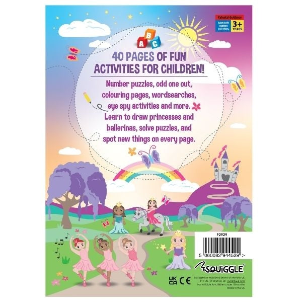 My Pretty Princess & Ballerina All-In-One Activity Book P2929 (Parcel Rate)